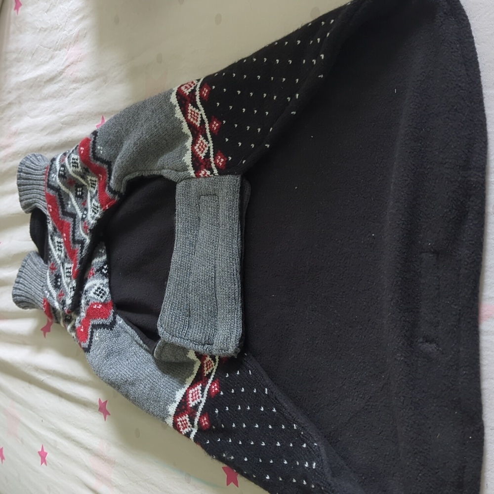 Eddie Bauer Gray and Black Moose Knit Sweater - Picture 4 of 6